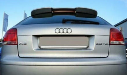 ALETTONE SUL TETTO RS3 - AUDI A3 8P 3 PORTE 03-12 SPOILER POSTERIORE IN ABS