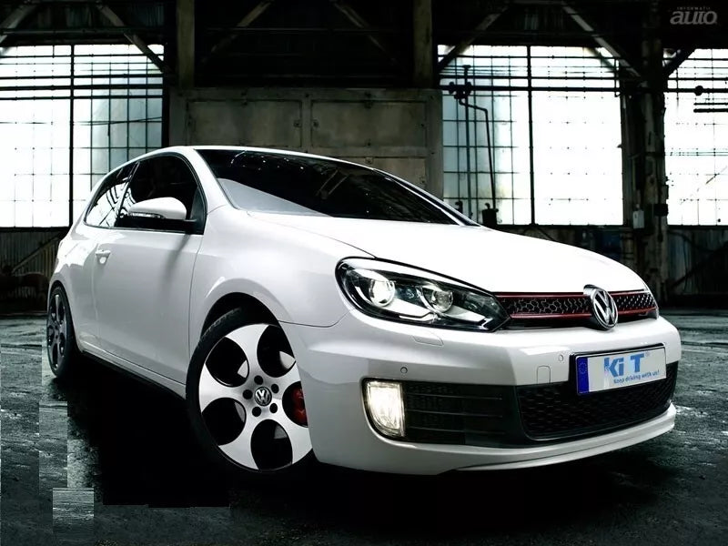 🔥Paraurti anteriore per VW Golf VI 6 08-13 Griglia Fendinebbia GTI Look🔥