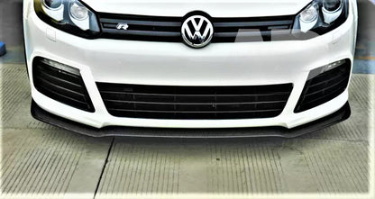 💯Carbon Fiber Splitter Fit For VW Golf MK6 R20 R 2008-2013💯