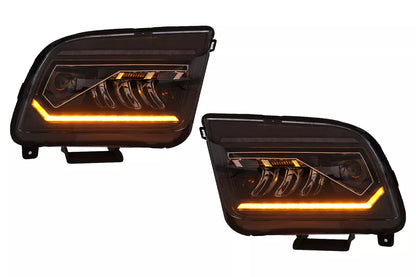 😎Fari LED per Mustang V Pre-Facelift 05-09 Luci Svolta Dinamiche Headlights😎