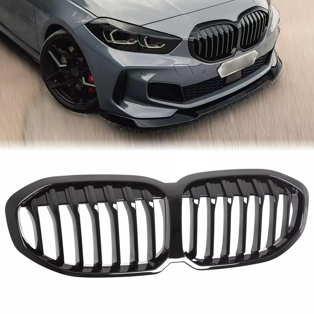 💕Griglia rene griglia radiatore ponte singolo adatto per BMW Serie 1 F40 💕