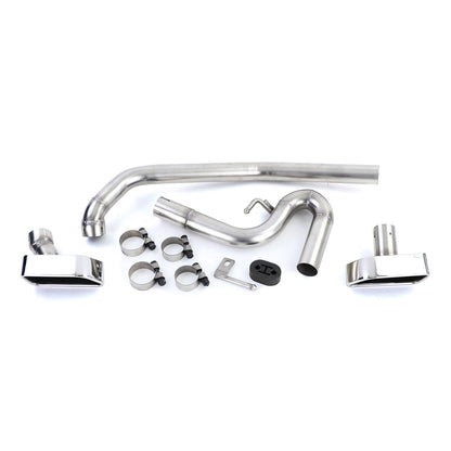 Duplex exhaust tip 550 look conversion for BMW F10 F11 520 523 525 528 
