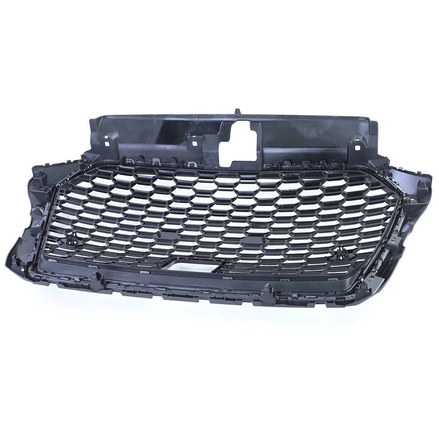 Griglia sportiva Griglia a nido d'ape nera lucida compatibile per Audi A3 8V 16-20 con ACC