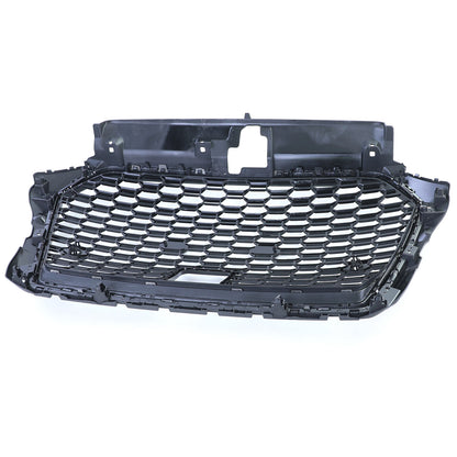 Griglia sportiva Griglia a nido d'ape nera lucida compatibile per Audi A3 8V 16-20 con ACC