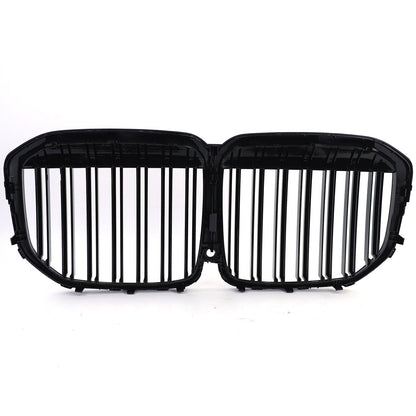 Performance Gloss Double Bar Radiator Grille Fit For BMW X7 G07 2019+ 