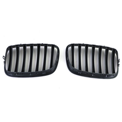 Griglia radiatore sportiva performance nero opaco per BMW X5 E70 X6 E71 06-13-
