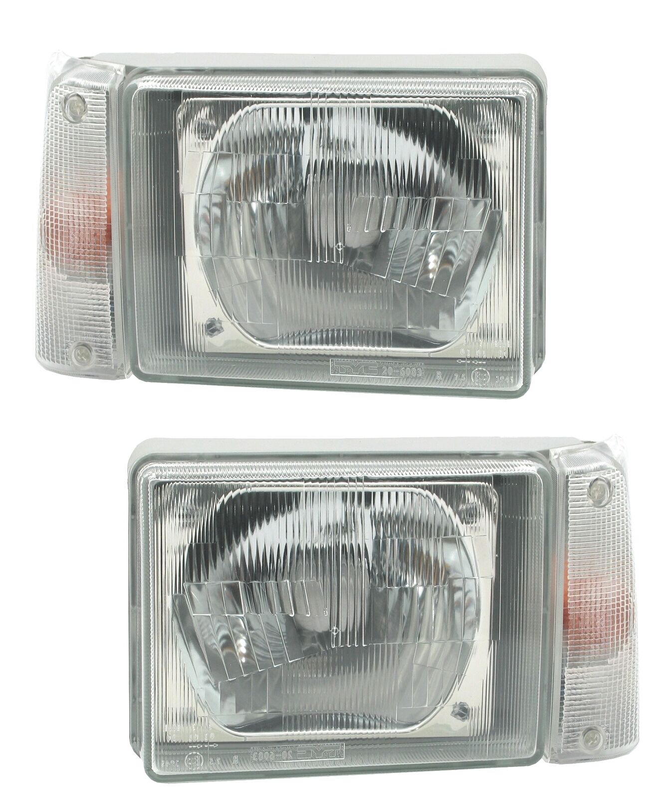Set fari anteriori per Fiat Panda Type 14 1986-2004 LWR indicatore di direzione bianco H4