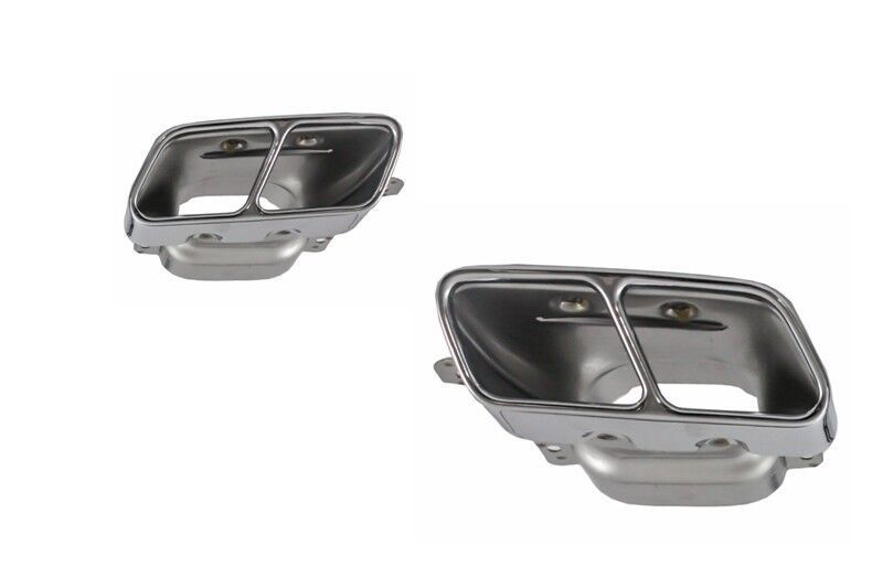 Diffusore Punte Scarico Posteriore Per Mercedes W176 12-18 A-Class Sport Pack