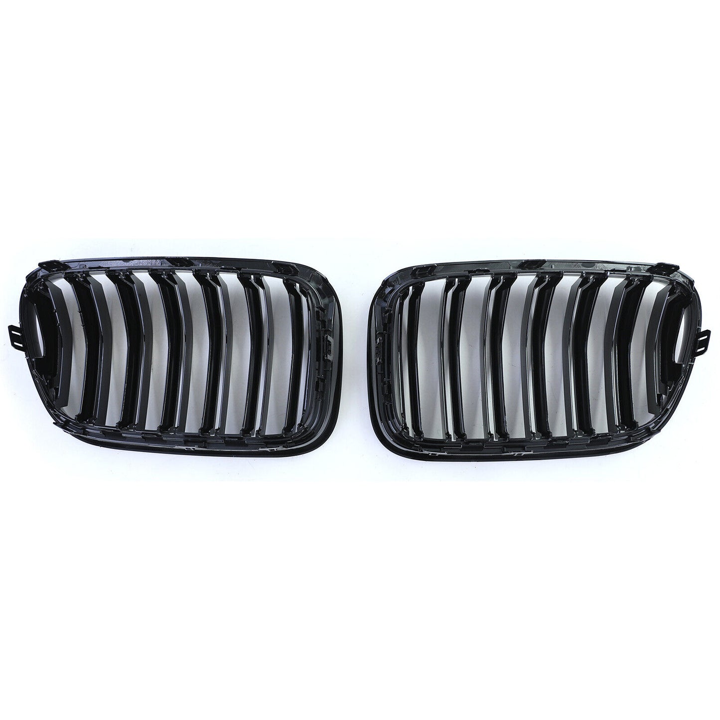 Griglia del radiatore sportiva doppia barra lucida per prestazioni compatibile per BMW X3 F25 10-14
