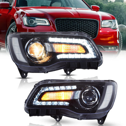 ⭐ART.2938 Kit Fari Anteriori a LED + Fanali Posteriori Fumé – Chrysler 300 ⭐