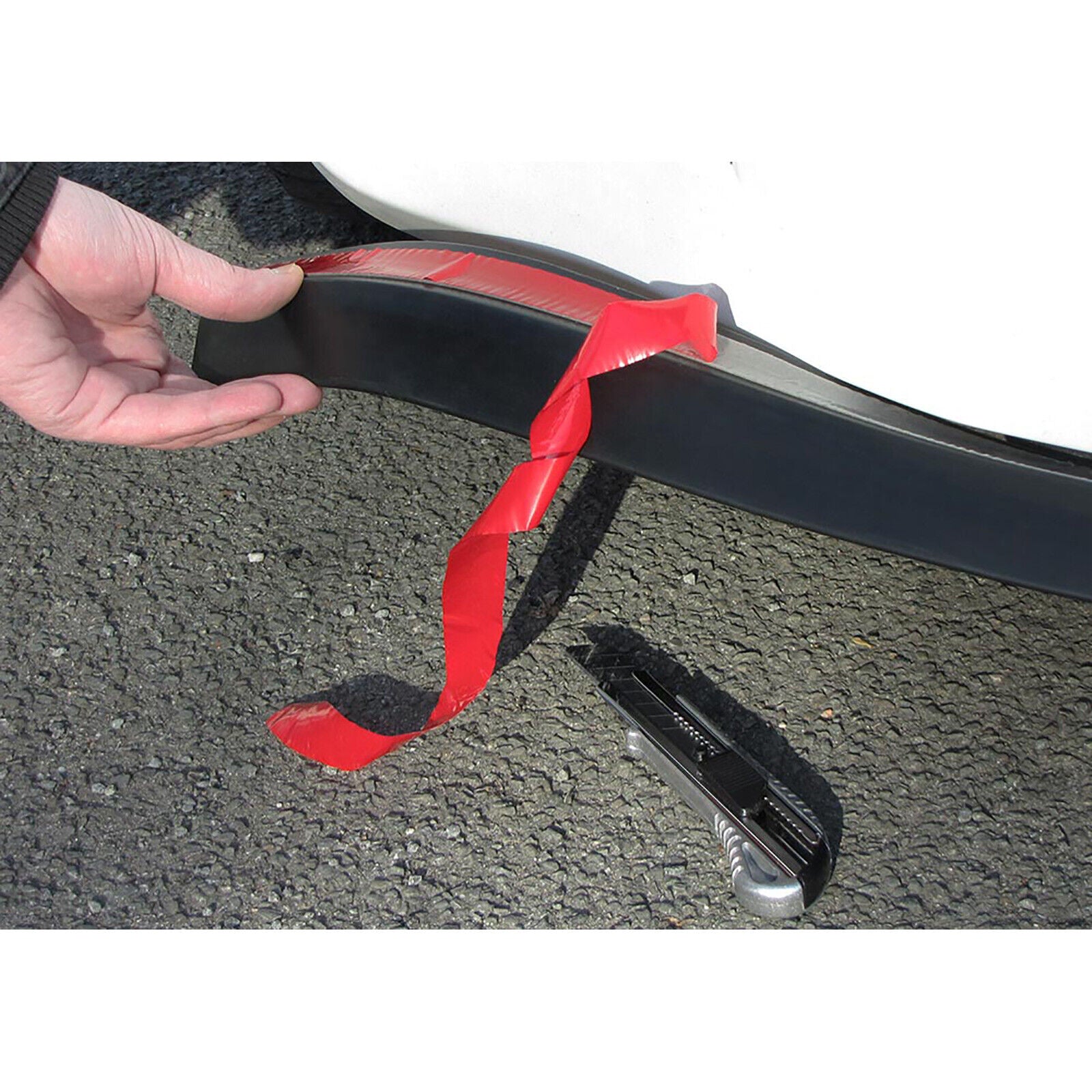 Battitacco laterale labbro spoiler anteriore universale flessibile 2.5mx5cm AUTOELEGANCERICAMBI