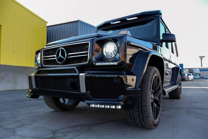 ⭐Labbro spoiler superiore paraurti anteriore per Mercedes Classe G W463 1989+⭐