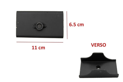 Diffusore paraurti per Audi A4 B9 8W Berlina Avant 16-18 punte scarico design S4