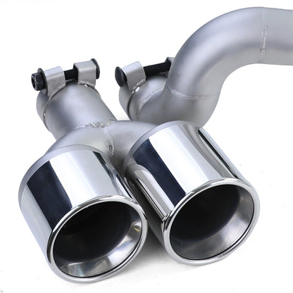 Terminale di scarico Duplex Sport Look Conversion compatibile per BMW F10 F11 520 525 528 530