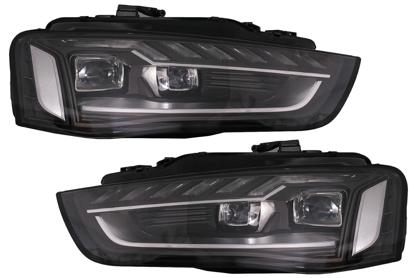 Full LED Fari per Audi A4 B8.5 Facelift 2012-2015 Dinamico Nero A4 B9.5 Look