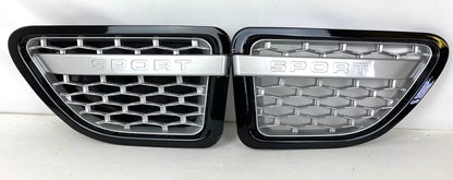 Front Grille for Range Rover Sport L320 (05-09) Autobiography Look Silver Black