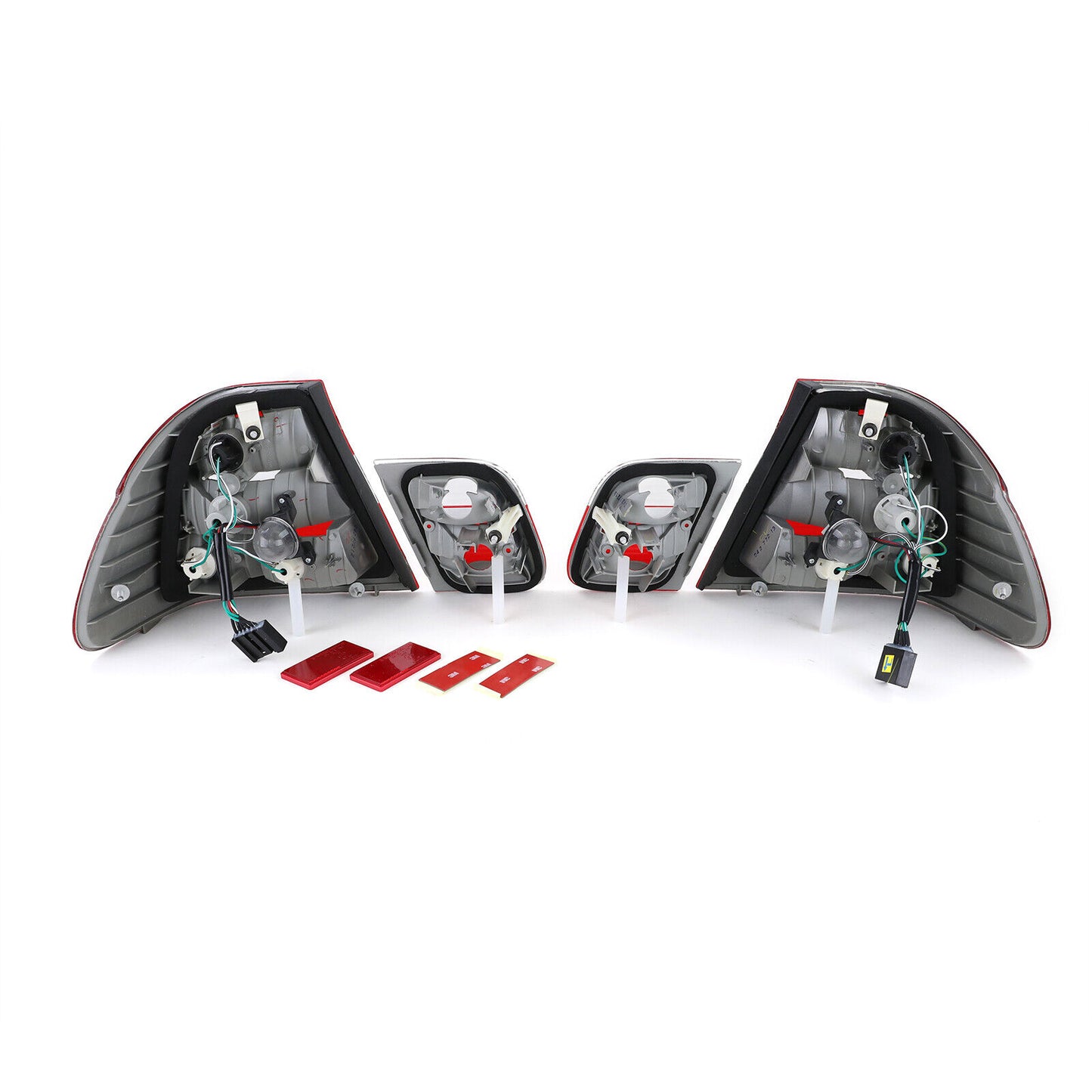 Red Clear Rear Lights Fit For BMW 3 Series E46 Sedan 98-01