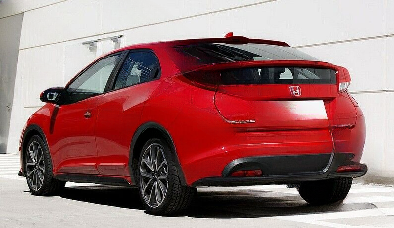 SPOILER COMPATIBILE PER HONDA CIVIC MK9 dal 2012