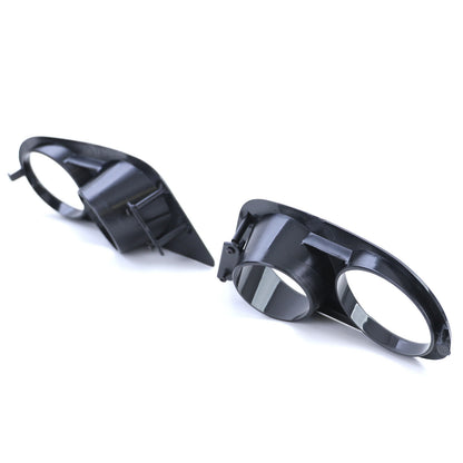 Aftermarket Gloss Black Fog Light Bumper Cover Compatible with BMW 3 Series E46 