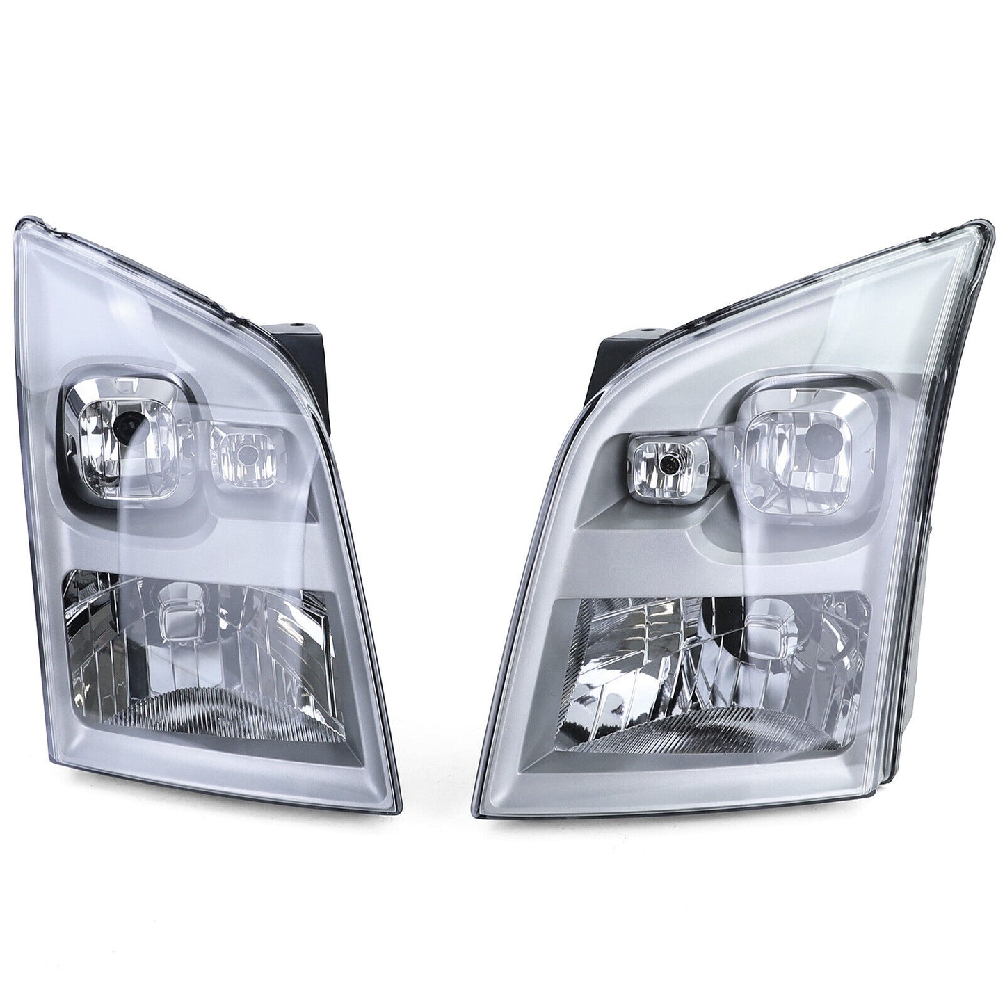 H4 headlights with left right servomotor pair for Ford Transit 06-14-