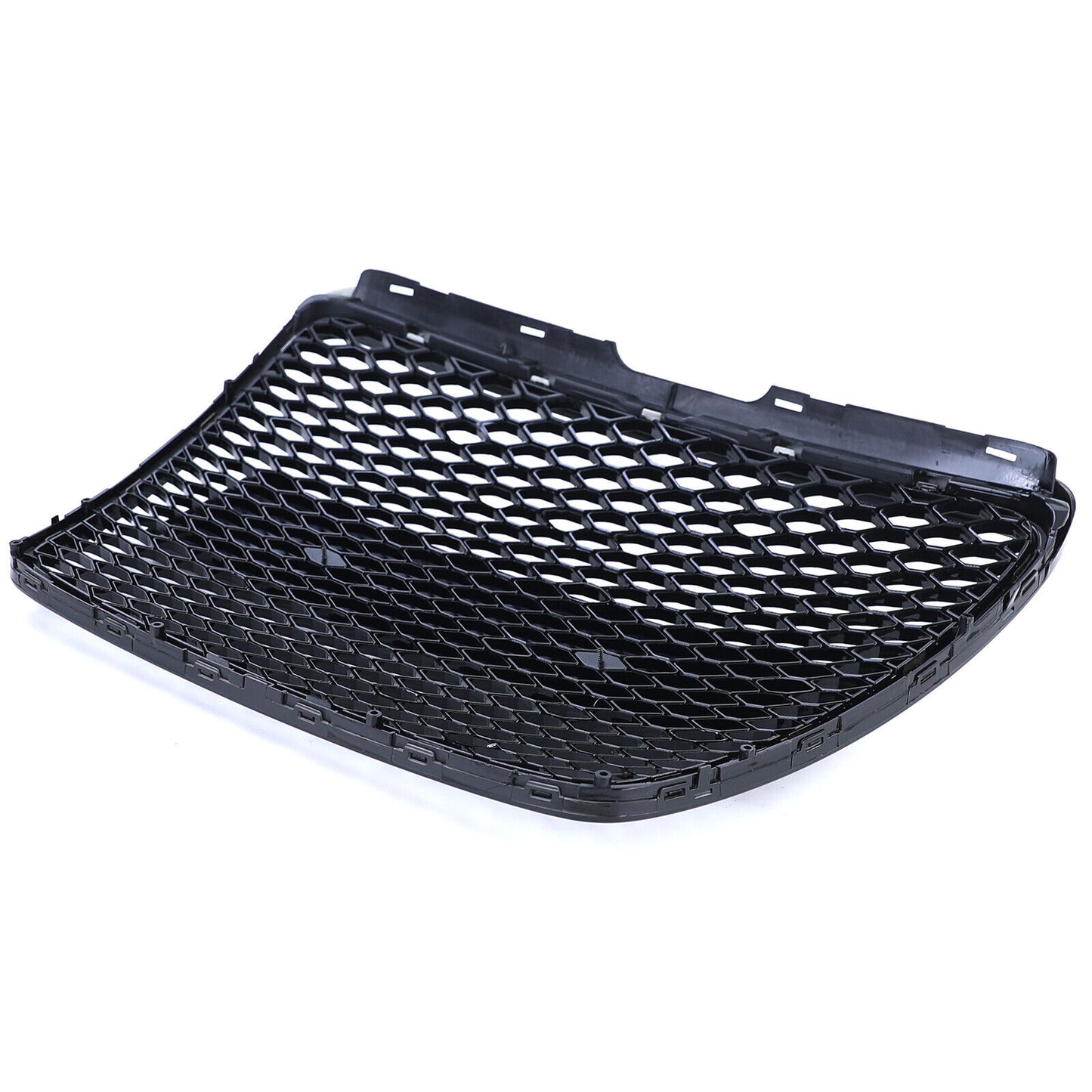 Griglia radiatore sportivo a nido d'ape senza emblema nero lucido per Audi A6 C6