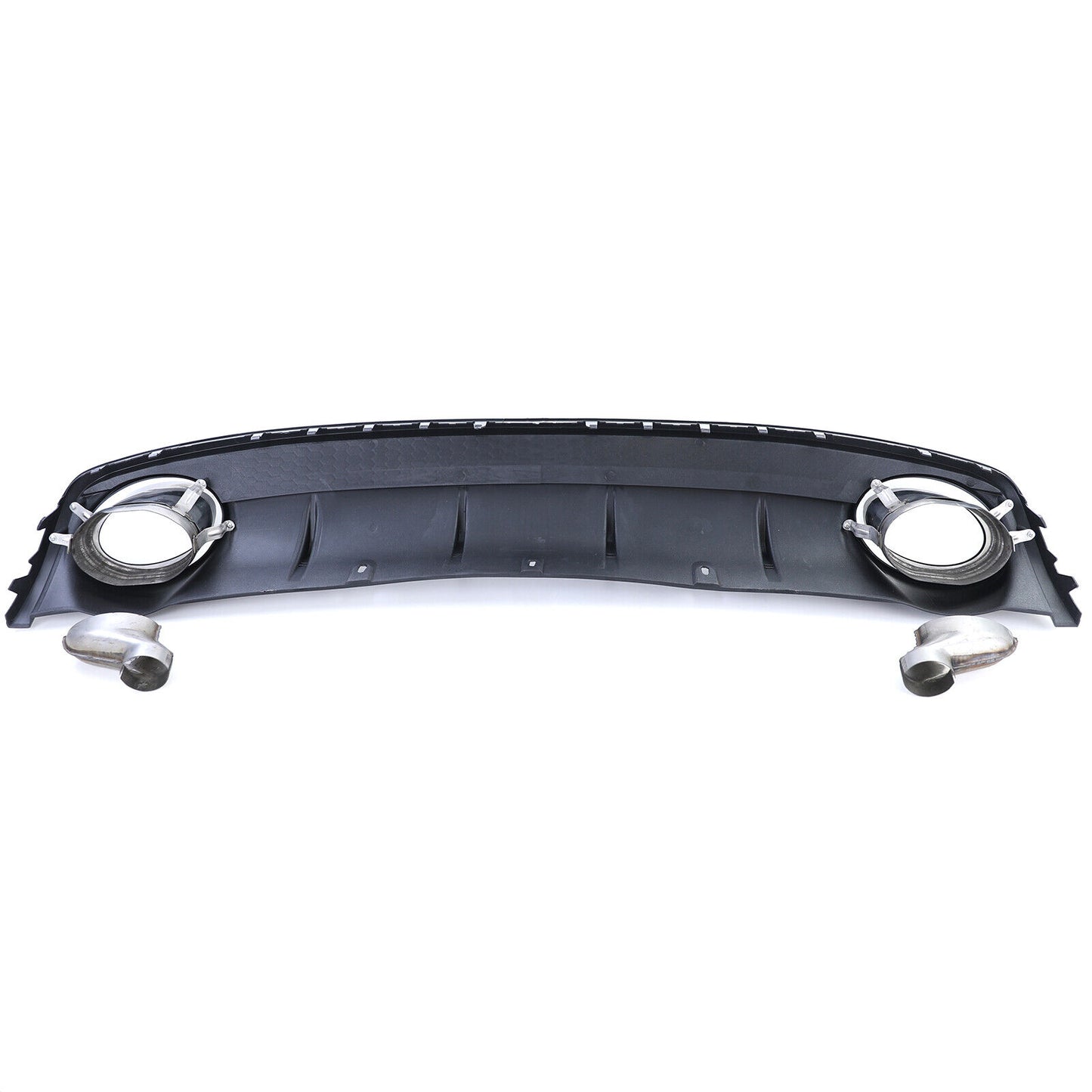 Rear Diffuser with Exhaust Tips for Audi A4 B8 Facelift 11-15 