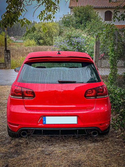 💯Spoiler tetto Add On Ala per VW Golf 6 GTI R MK6 Hatchback 08-12 Nero lucido💯