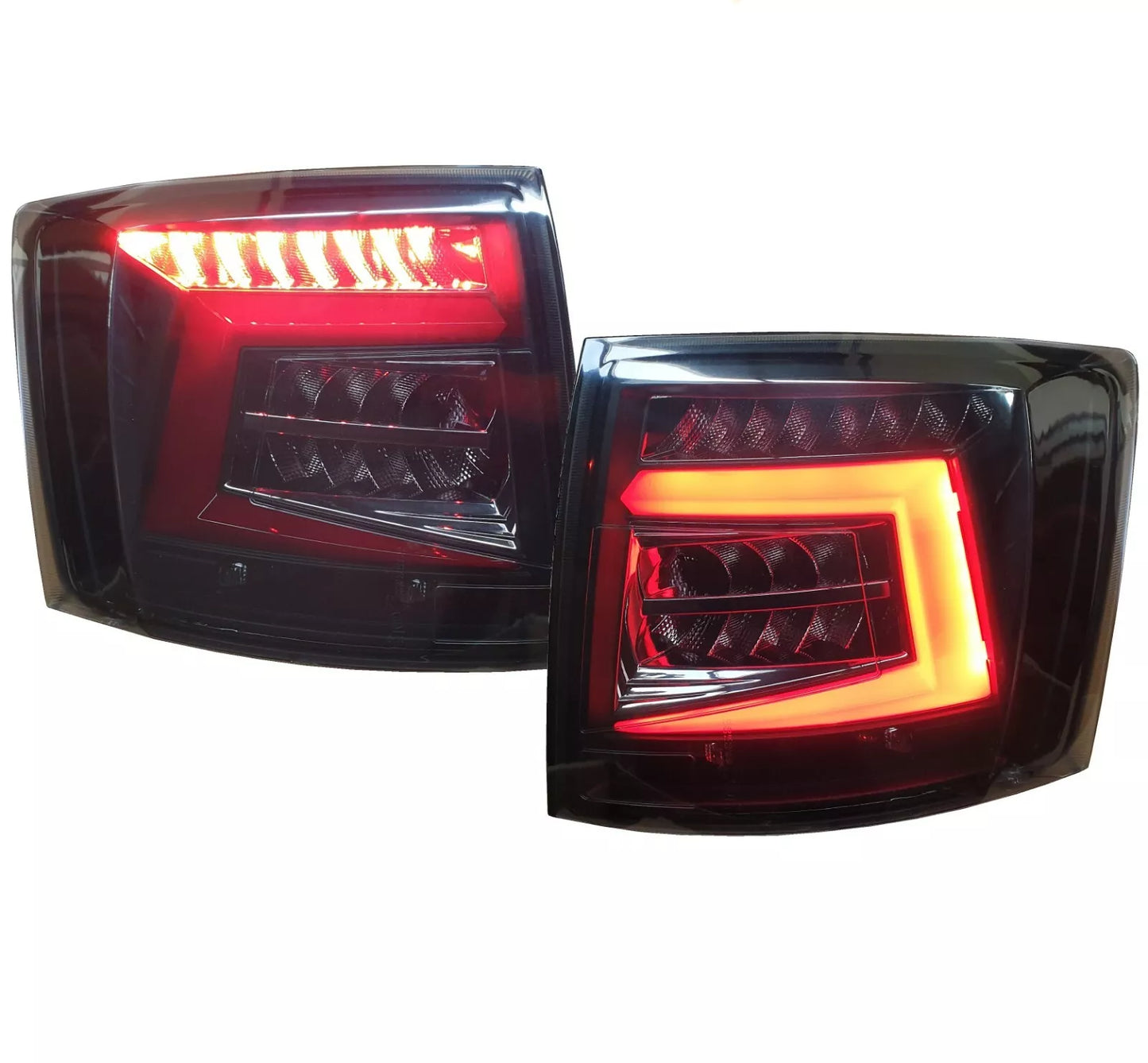 Fanali Posteriore LED per Ford Transit Custom dal 2012 Fanale Posteriore Nero Luci Posteriore