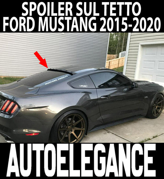 ORD MUSTANG 2015-2020 SPOILER SUL LUNOTTO POSTERIORE TETTO ABS LOOK GT350 -1-