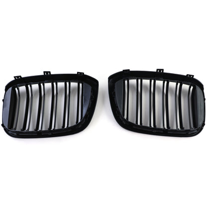 Griglia radiatore sportiva doppia barra lucida adatta per BMW X3 G01 X4 G02 2017