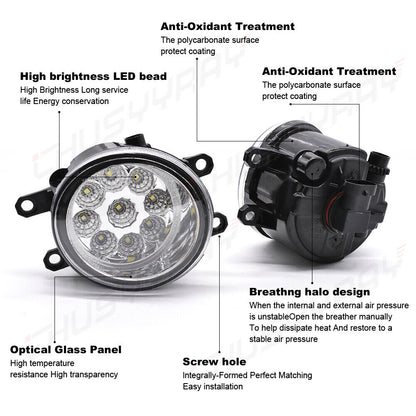 For 2012-2014 Toyota Camry SE Front Bumper Halogen Fog Lights Left Right 