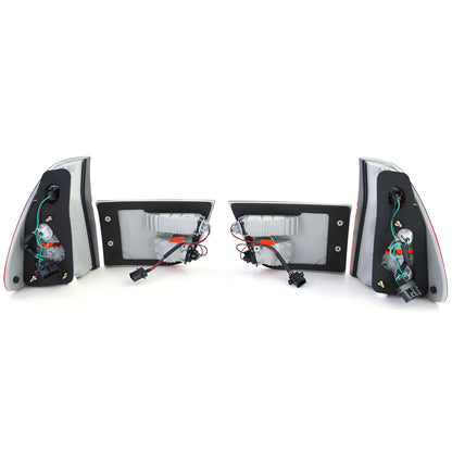 Fanali posteriori in vetro trasparente rosso nero fumè aftermarket compatibile con BMW X5 E53 99-03