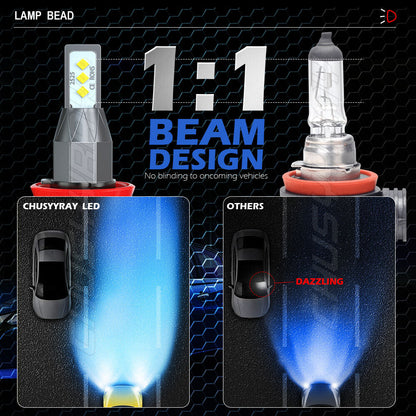 For Lexus IS250 IS350 2006 - 2010 6pc 8000K LED Headlights + Fog Light Bulbs KIT 