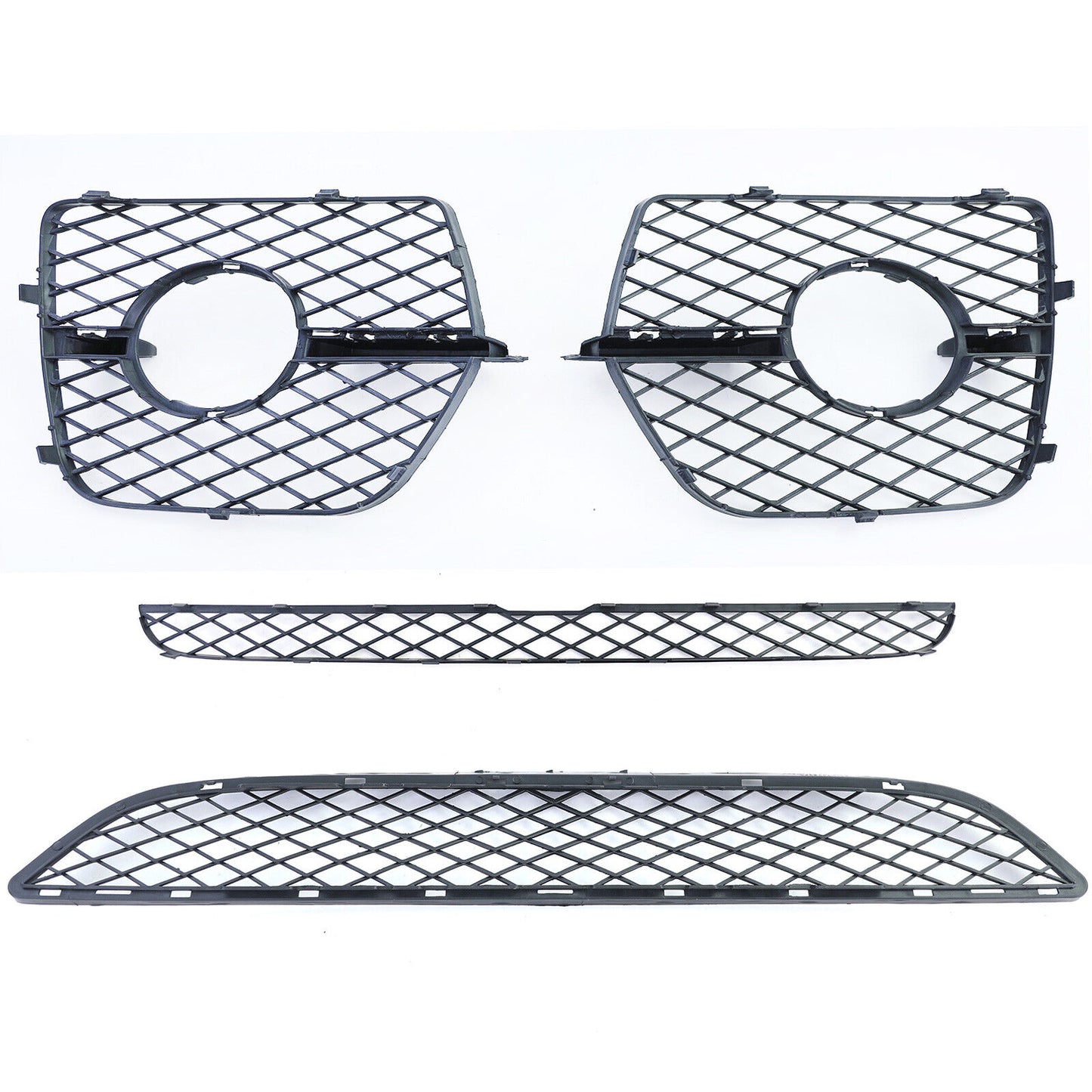Grille Bumper Fog Light Trim Set Fit For BMW X6 E71 06-14