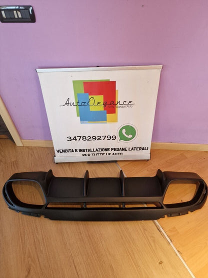 ART. 0345 DIFFUSORE GIULIA 2016-2021 STANDARD LOOK QUADRIFOGLIO NERO LUCIDO