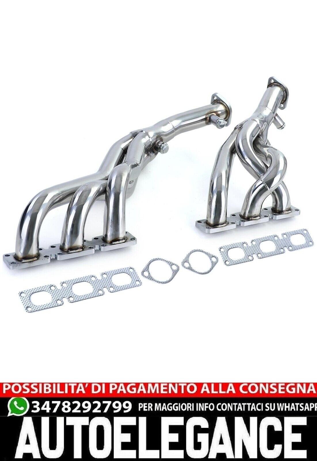 Collettore in acciaio inox adatto per BMW E36 320i 323i 328i 94-99 M52