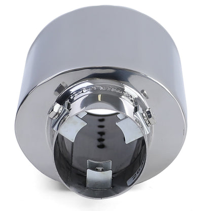 Rivestimento terminale scarico racing in acciaio inox per avvitabile ovale