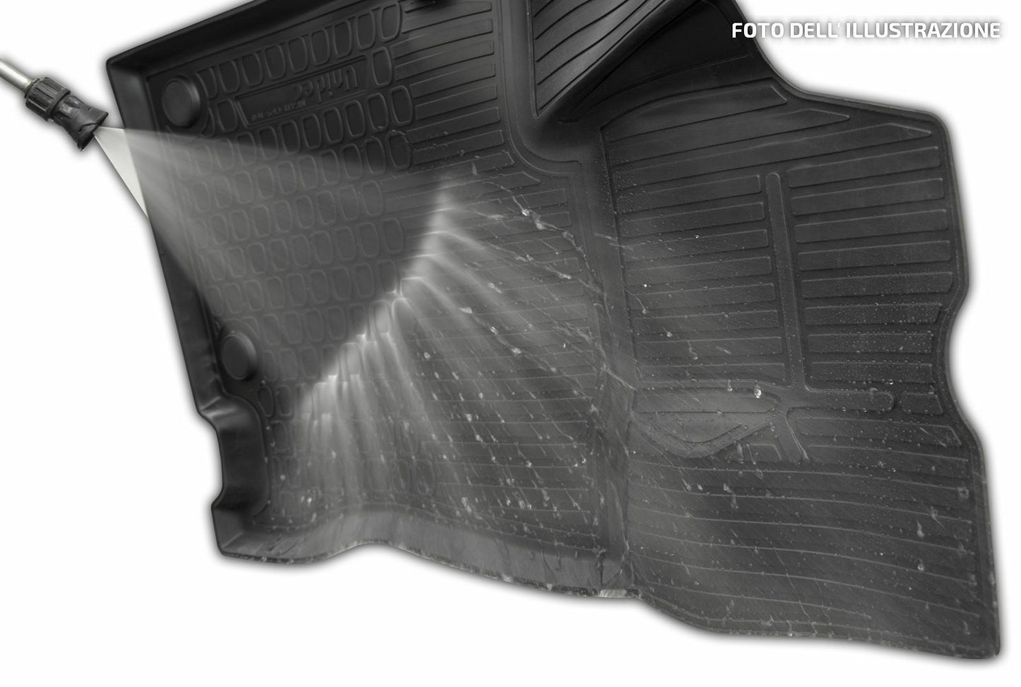 TAPPETI TAPPETINI AUTO IN GOMMA ADATTI PER FIAT PANDA 2003-2012