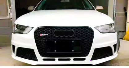 ✨Glossy Black Honeycomb Grille SUITABLE FOR Audi RS4 Style A4 S4 B8.5✨