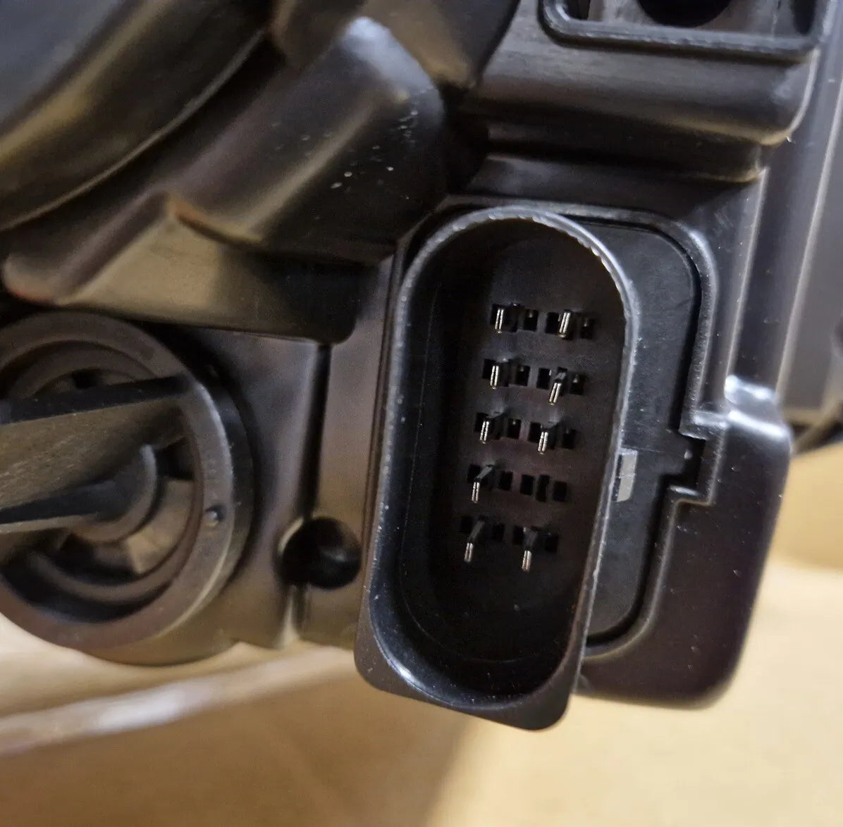 Fari vetro trasparente per VW Golf 5 V 03-09 nero look allo xeno sinistro destro H7