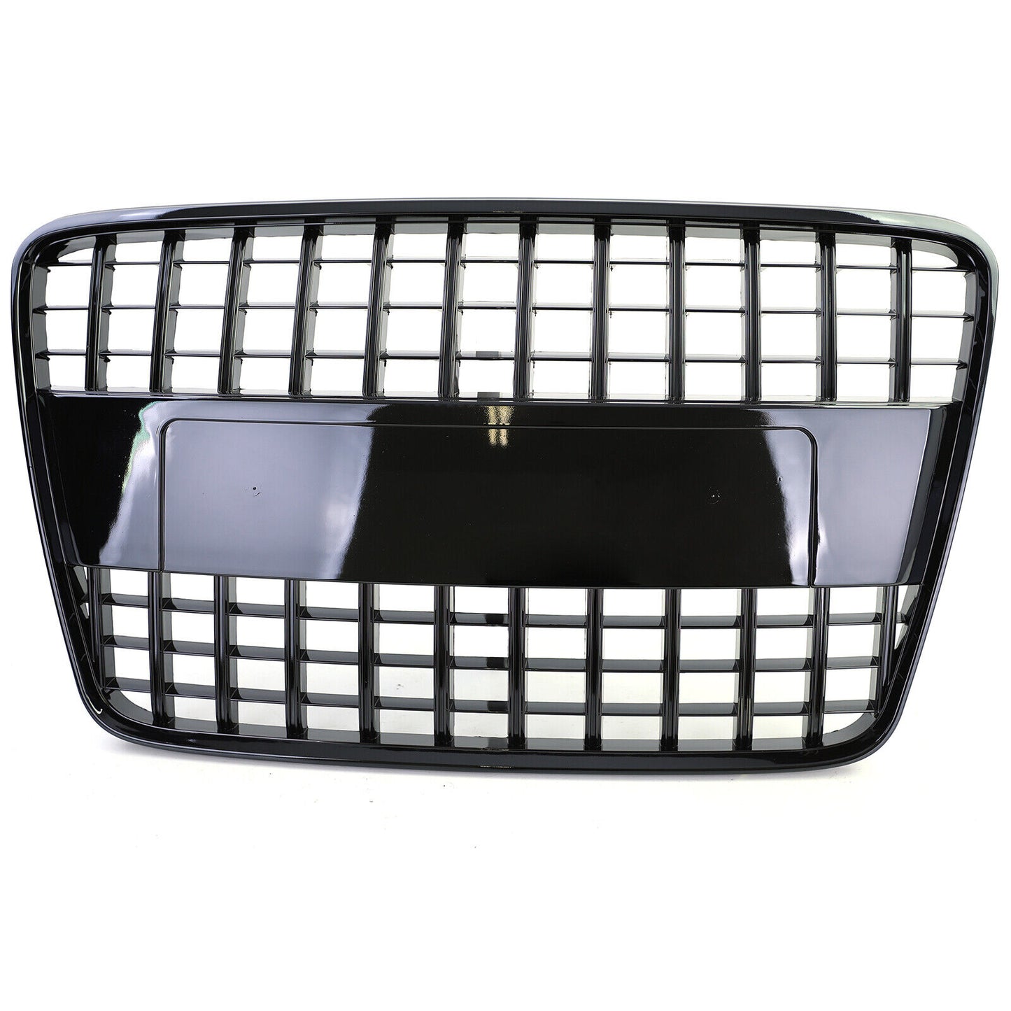 Honeycomb Sport Radiator Grille Without Emblem Gloss Black for Audi Q7 4L 05-09 