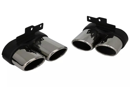 💎Punte Scarico Diffusore Paraurti per Audi A6 C8 4K Avant Berlina 18+ S6 Look💎