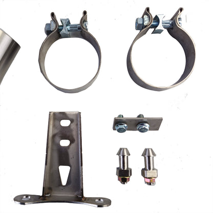 Downpipe racing con catalizzatore e protezione termica per Audi A3 8V 1.8 TFSI