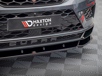 💕 Splitter adatto per  Cupra Ateca  nero lucido 💕