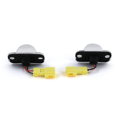 White 6000K LED License Plate Light for VW Golf 2 83-92 Jetta 2 84-92- 