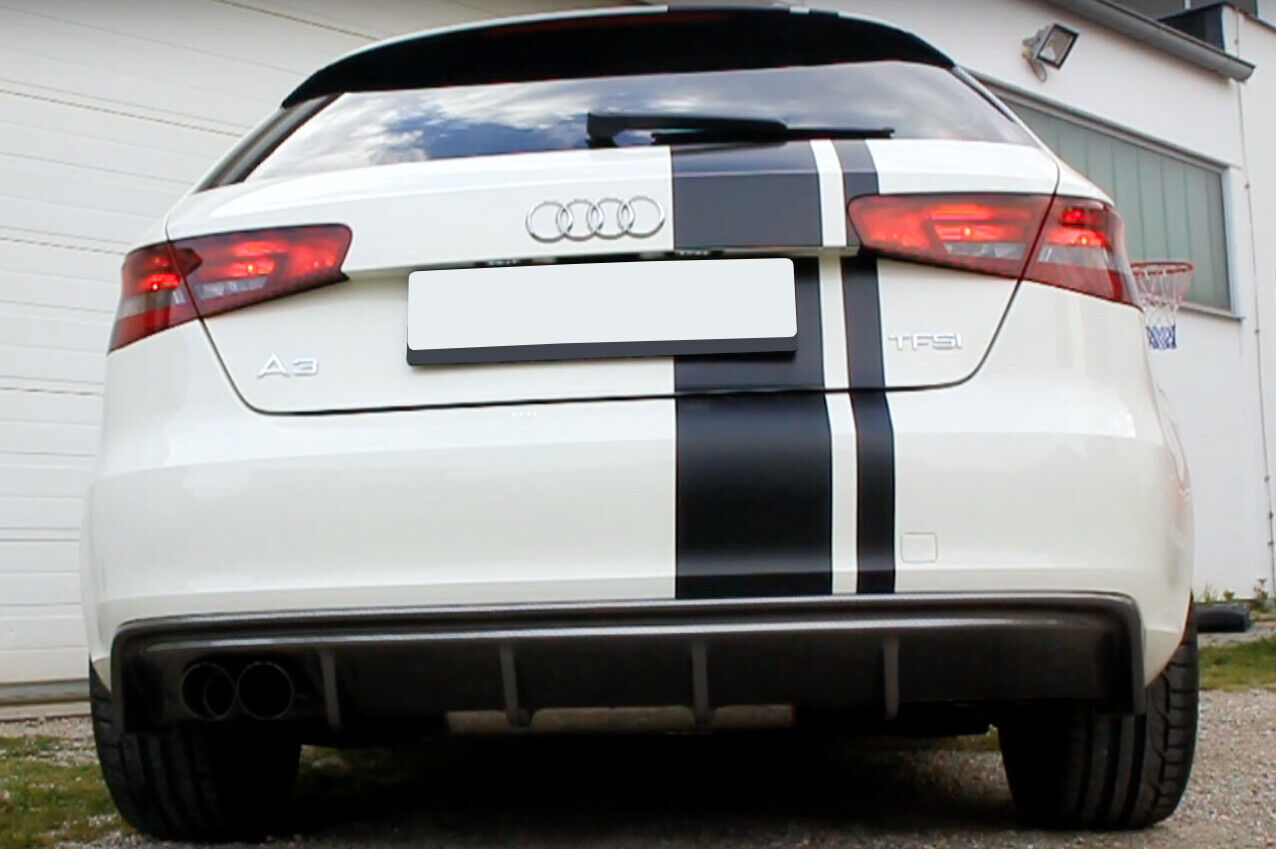 DIFFUSORE  POSTERIORE ADATTO PER AUDI A3 8V (2013-2016)