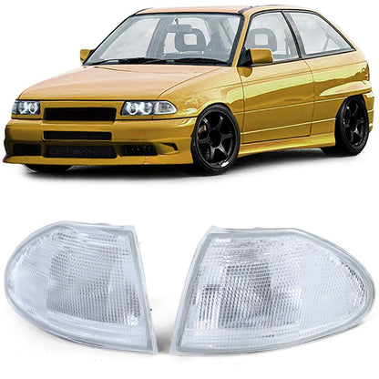 Coppia frecce bianche sinistra destra per Opel Astra F 91-98 AUTOELEGANCERICAMBI