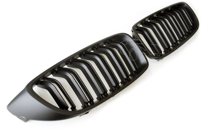 SUITABLE FOR BMW 4 SERIES F32 RADIATOR GRILLE DOUBLE BRIDGE MATT BLACK