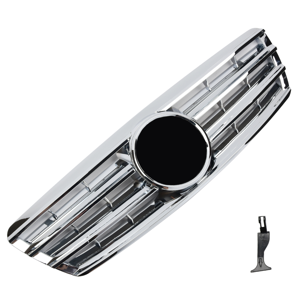 Griglia sportiva per Mercedes W203 S203 C cromata CL AMG