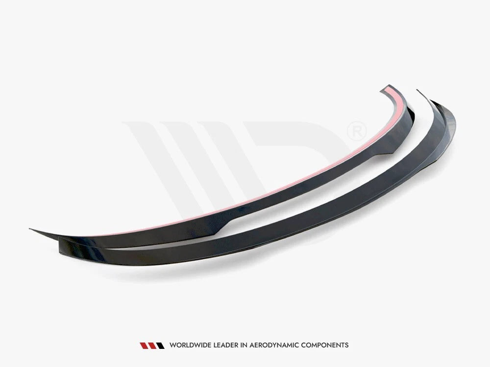 SPLITTER SUITABLE FOR VW GOLF 8 GTI GTD RLINE LOOK GLOSSY BLACK SPORTY DESIGN 
